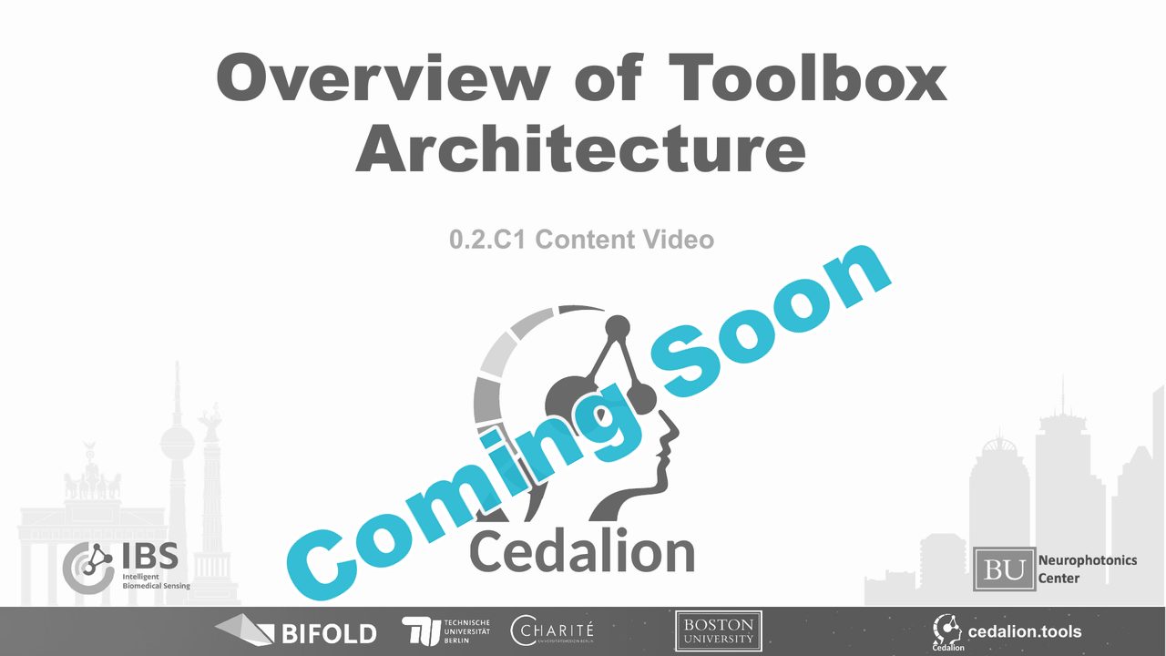 0.2.C1 content video: Overview of Toolbox Architecture (coming soon)