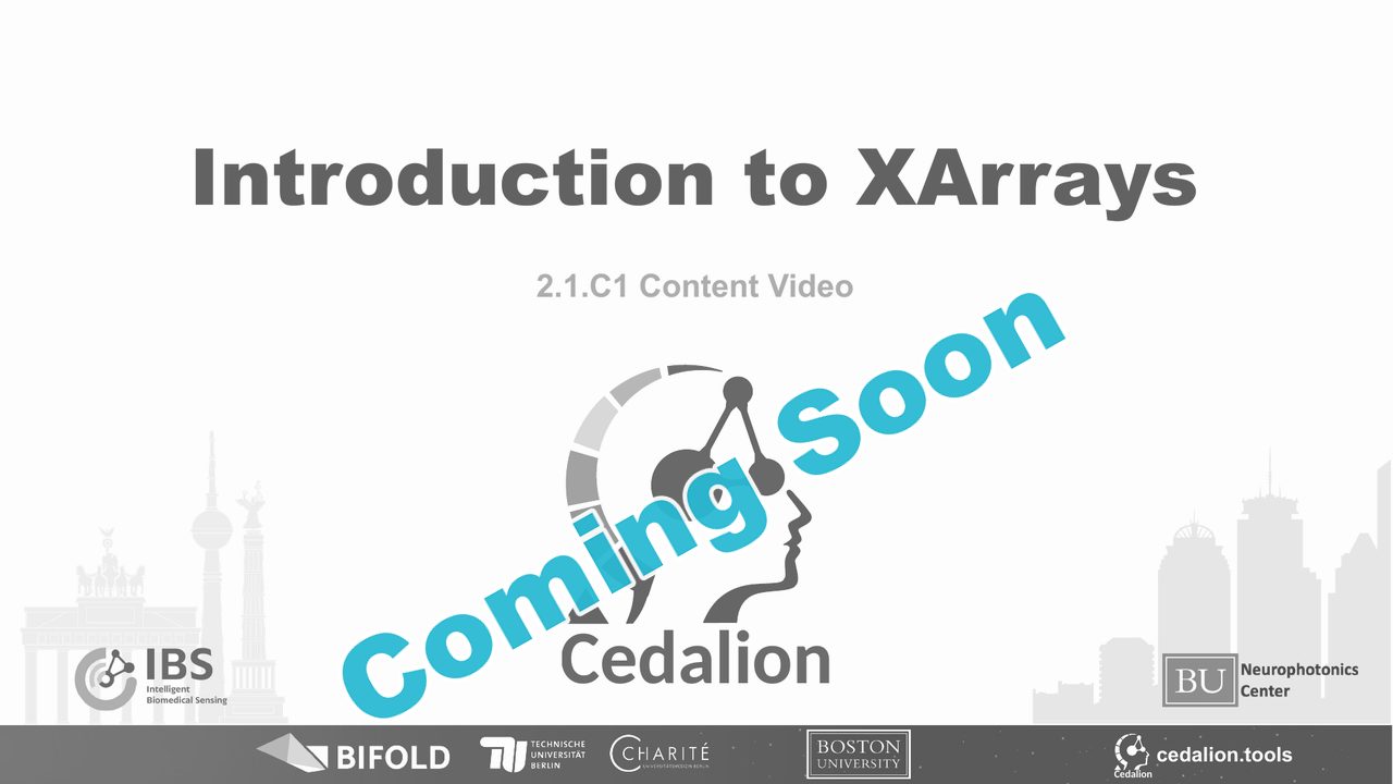 2.1.C1 content video: Introduction to XArrays (coming soon)