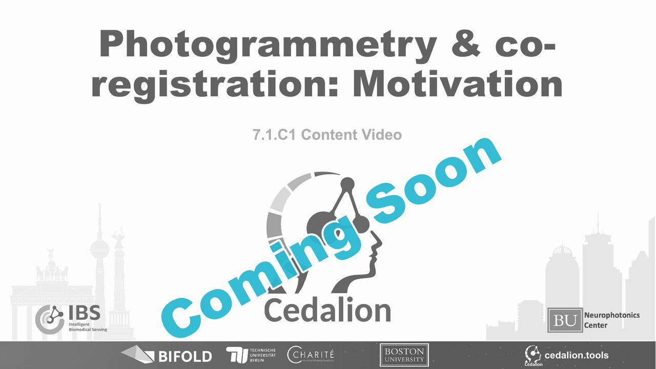 7.1.C1 content video: Photogrammetry & co-registration: Motivation (coming soon)